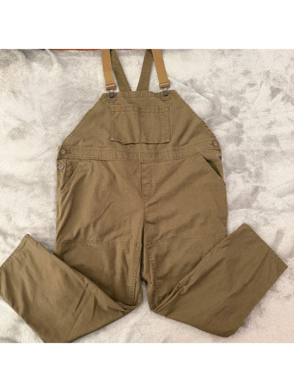 REI Co-Op Trailsmith Double Knee Overalls Womens 24W Plus Size Canvas